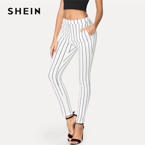 B&W Vertical Striped Pants